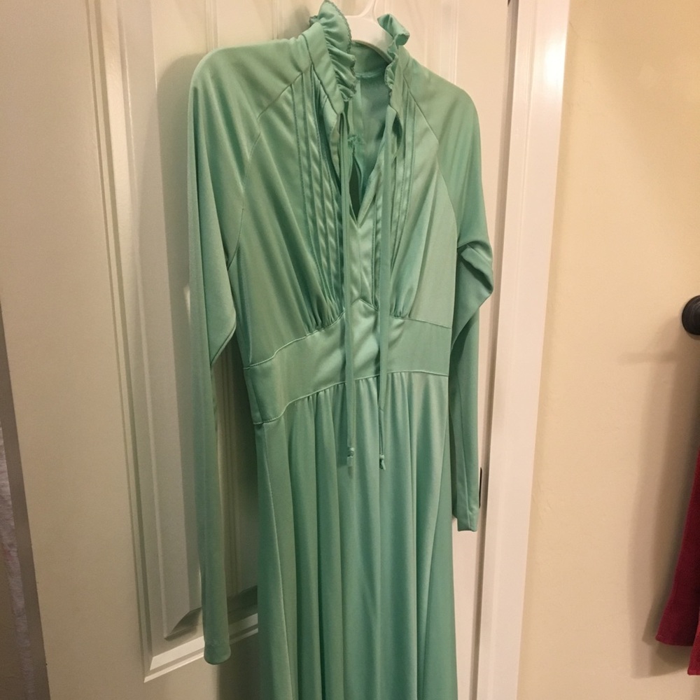 Vintage retro mint dress